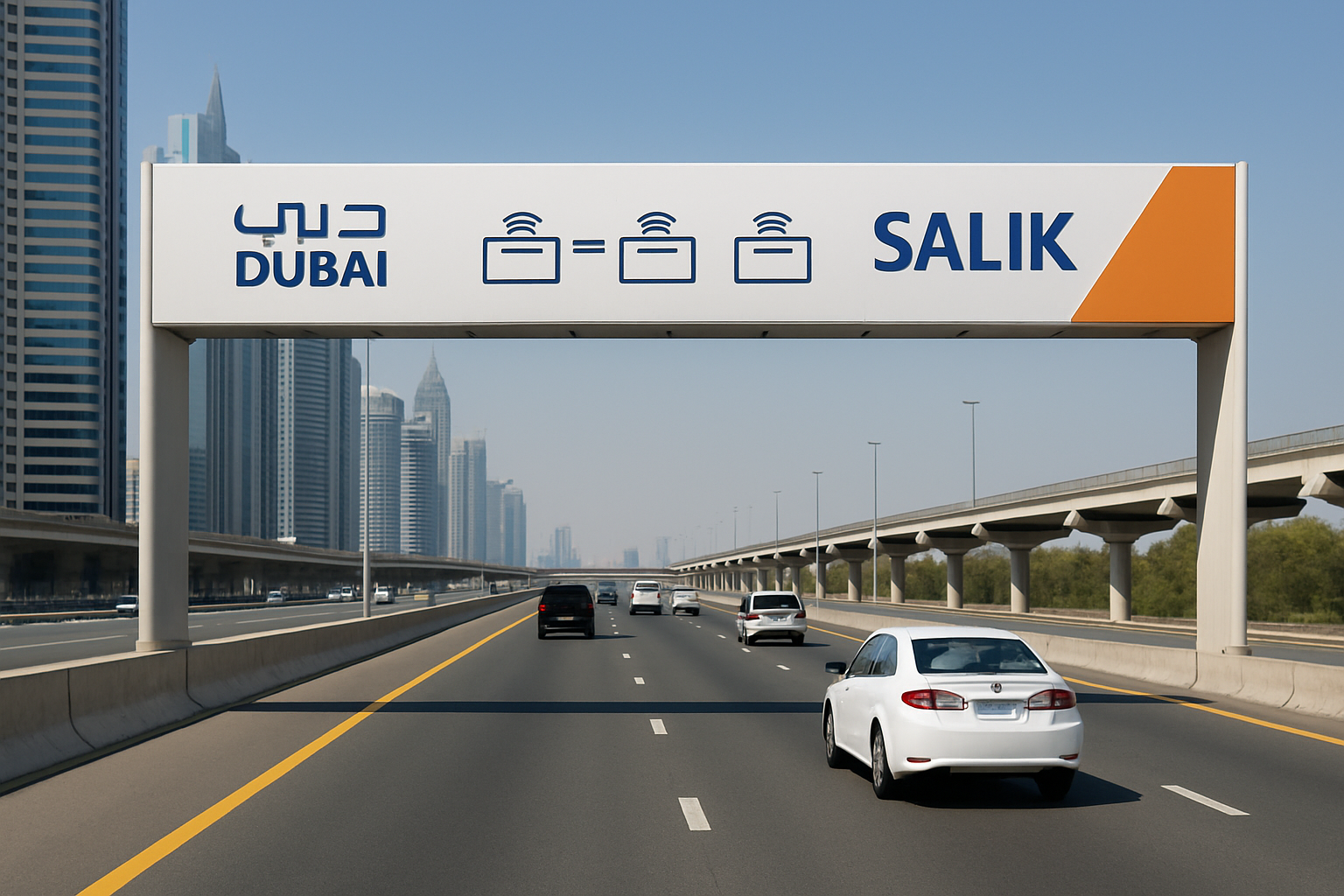 Dubai toll road electronic payment system